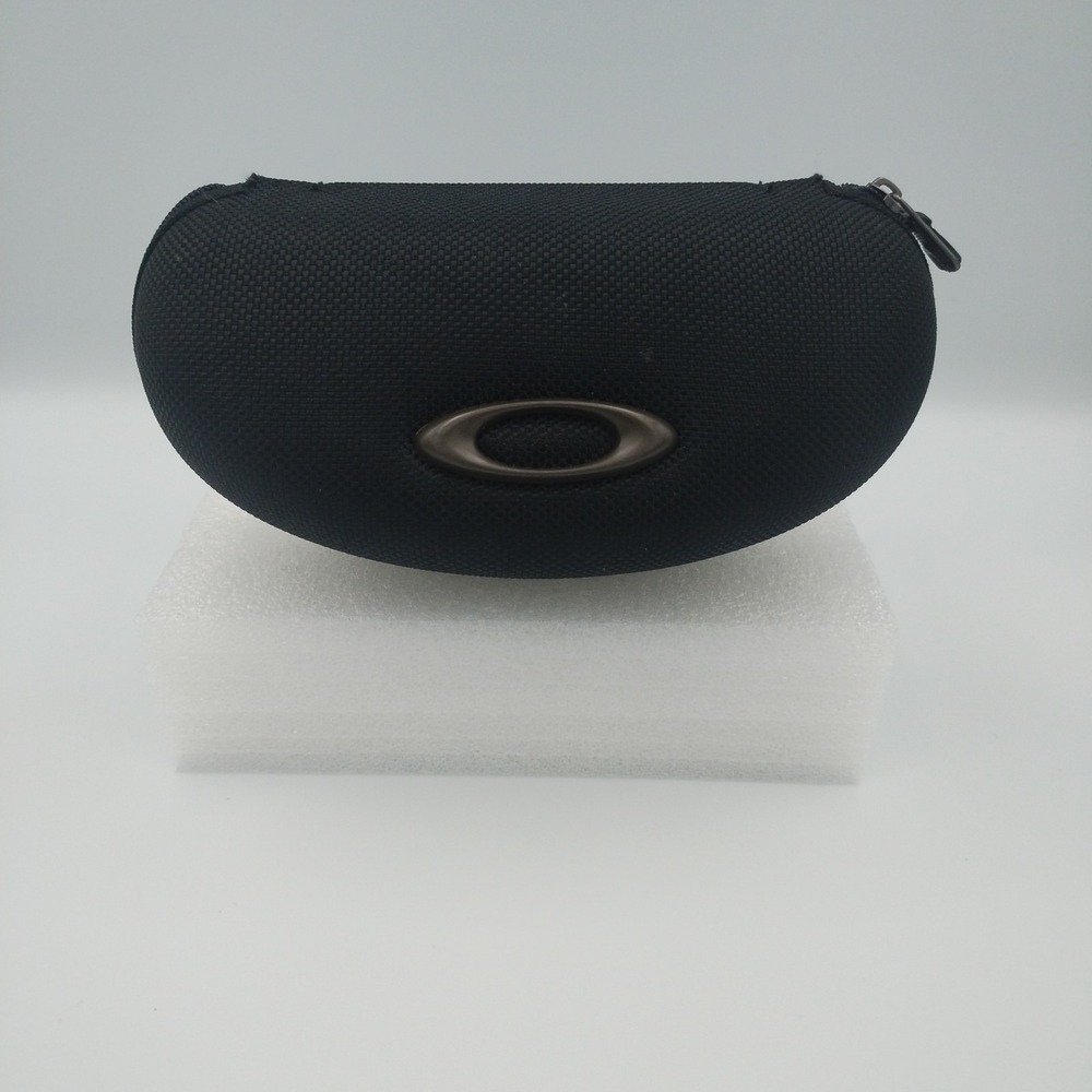 Oakley Sport Sunglasses Case Black Zippered Soft Vault Foam Lens Slots Fits Flak - Picture 2 of 6